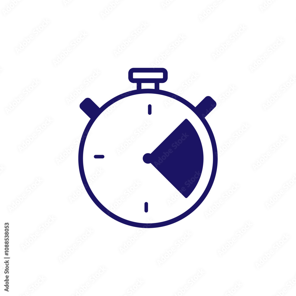 Stopwatch sport measurement logo design Stopwatch sport measurement logo design