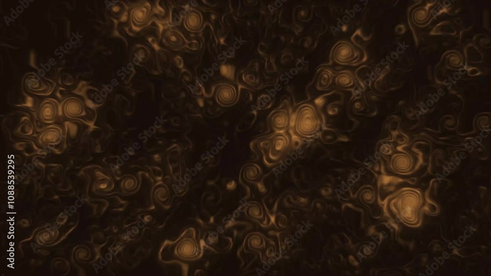 Abstract 3d Sci fi brown particle animation Abstract 3d Sci fi brown particle animation