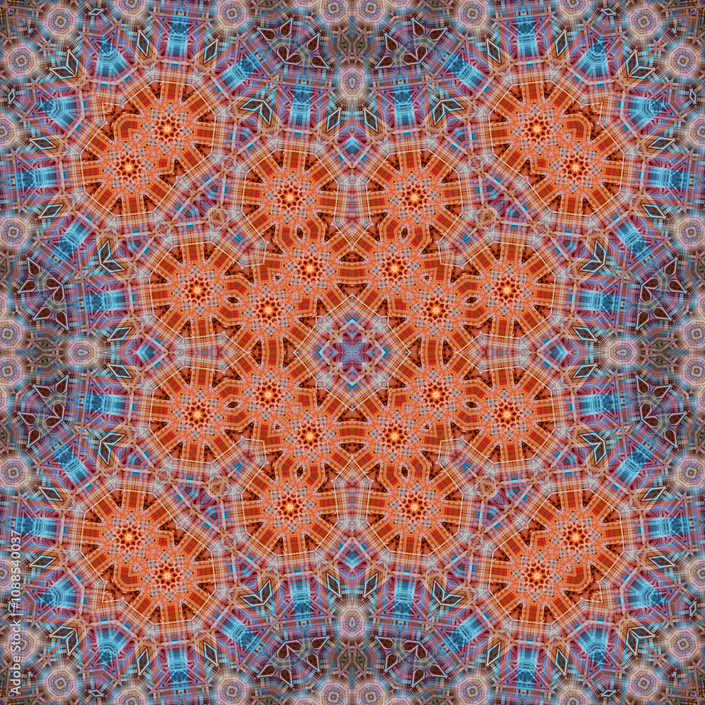 Seamless beautiful pattern. The texture is abstract. The background is symmetrical and repeats Seamless beautiful pattern. The texture is abstract. The background is symmetrical and repeats