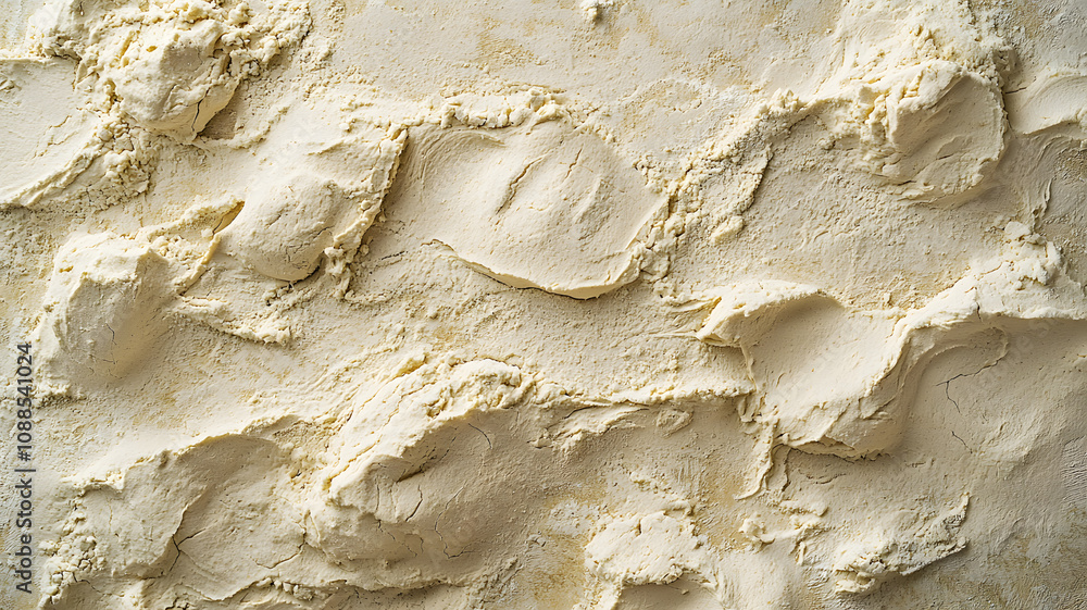flat beige surface resembling bakery counter with flour texture, creating warm and inviting atmosphere. Perfect for culinary themes and baking concepts flat beige surface resembling bakery counter with flour texture, creating warm and inviting atmosphere. Perfect for culinary themes and baking concepts