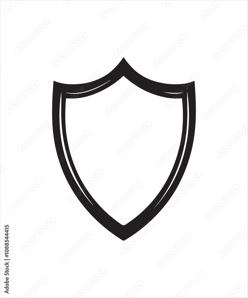 Premium Black Shield Icon Vector Illustration, Premium Black Shield Icon Vector Illustration,