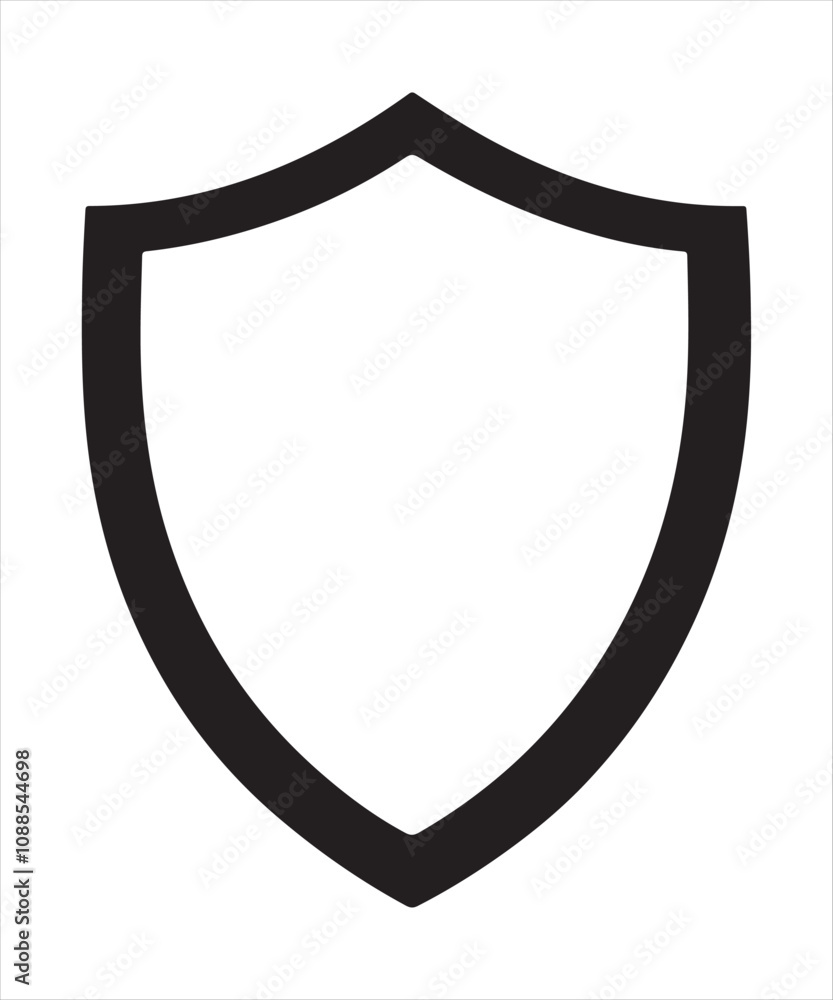 Premium Black Shield Icon Vector Illustration, Premium Black Shield Icon Vector Illustration,