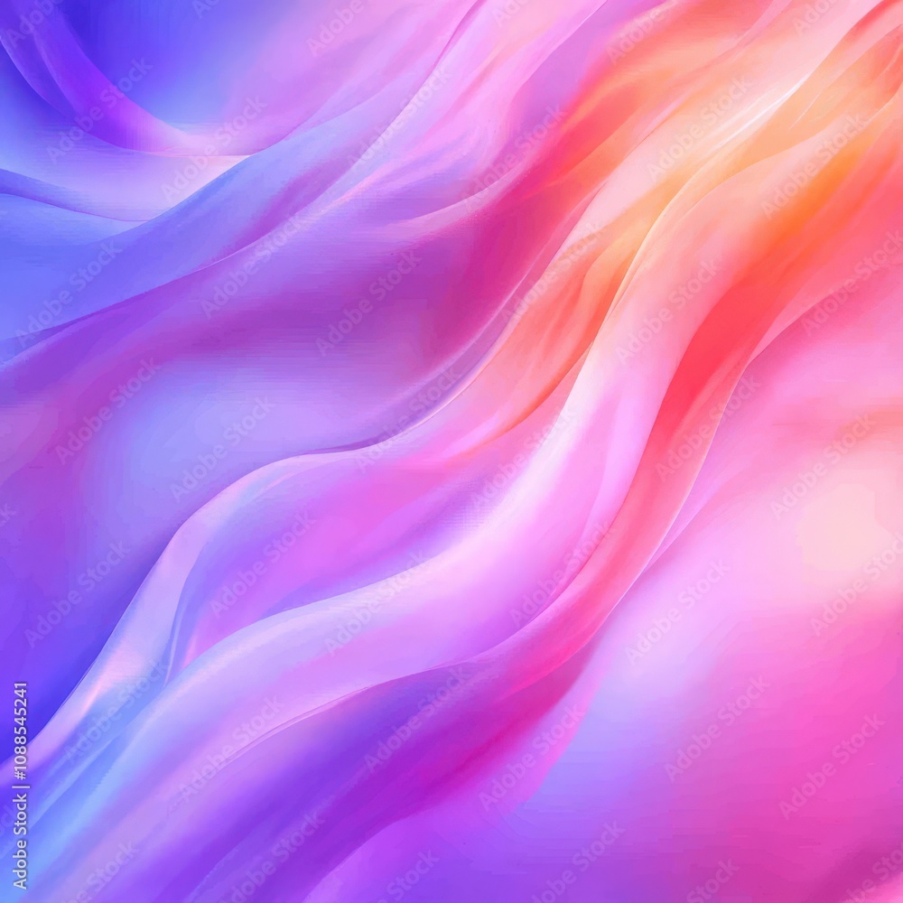 Abstract Colorful Flowing Fabric Design Abstract Colorful Flowing Fabric Design