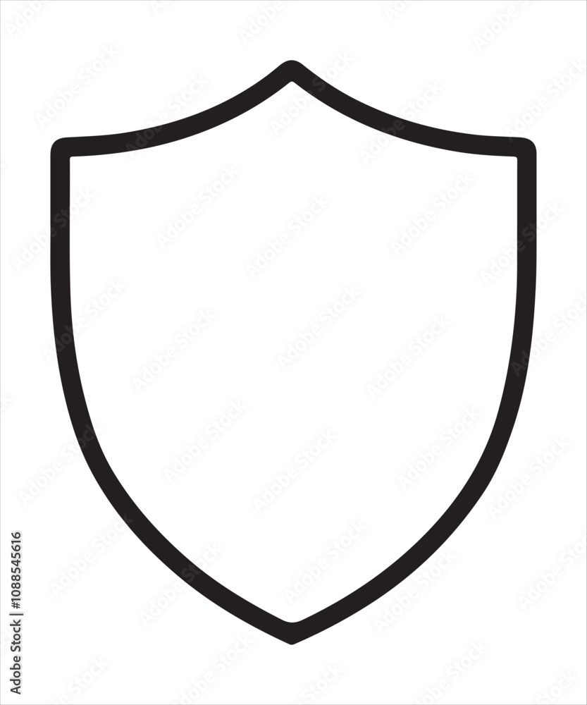 Premium Black Shield Icon Vector Illustration, Premium Black Shield Icon Vector Illustration,