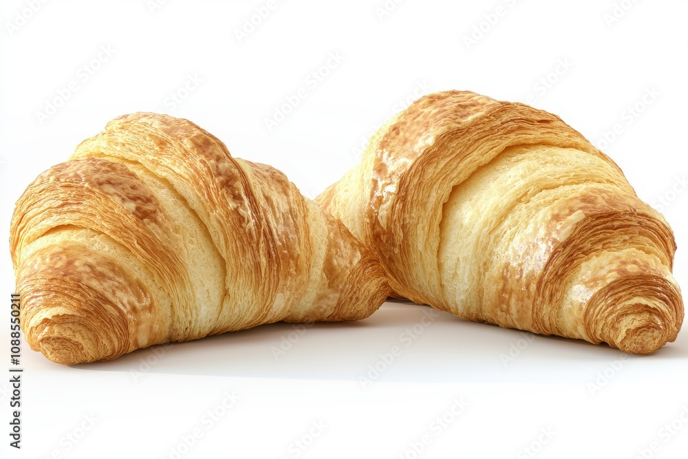 Golden-brown, flaky croissants with a crispy texture, perfect for breakfast or a snack. Golden-brown, flaky croissants with a crispy texture, perfect for breakfast or a snack.
