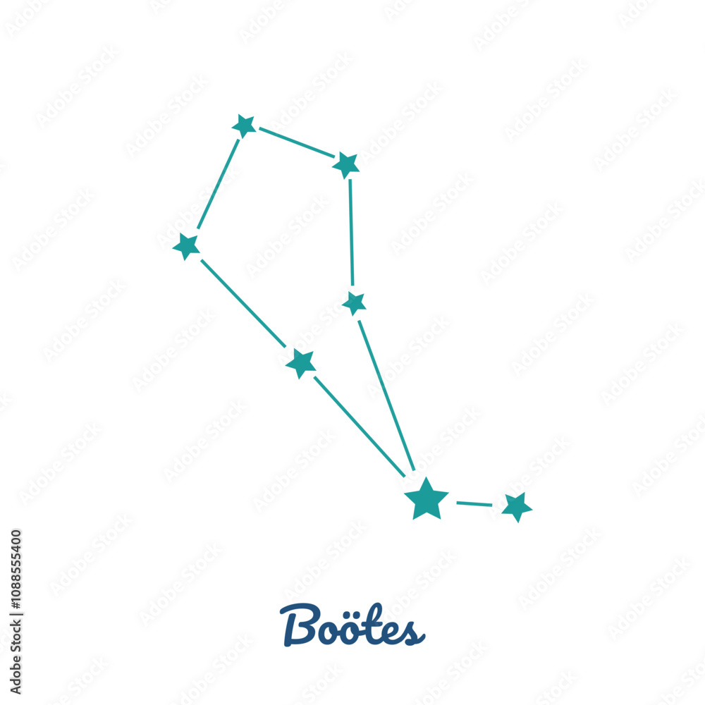 Boötes, Bootes, constellation, 88 constellations.eps Boötes, Bootes, constellation, 88 constellations.eps