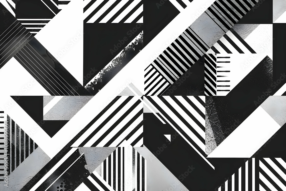 Geometric patterns with crisp lines and a monochromatic palette. The arrangement features precise, overlapping forms and minimal shading, suggesting a minimalist aesthetic Geometric patterns with crisp lines and a monochromatic palette. The arrangement features precise, overlapping forms and minimal shading, suggesting a minimalist aesthetic