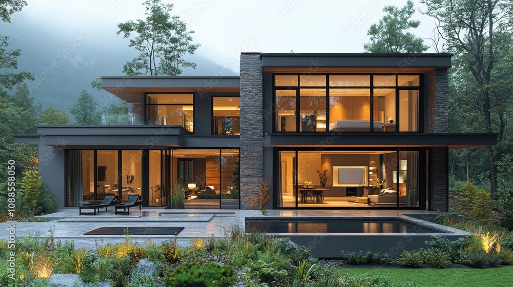 Innovative smart home solutions with advanced control systems, security features, and energy management Innovative smart home solutions with advanced control systems, security features, and energy management