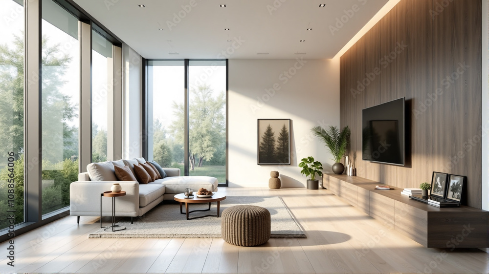 Fototapeta premium living room interior