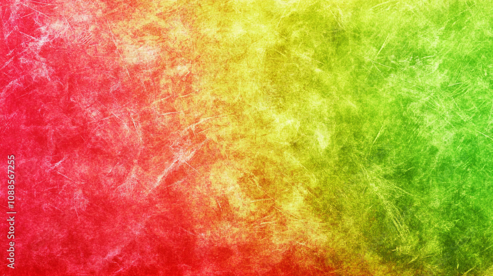 Abstract background with red, orange, yellow and green gradient with textured paper effect. Abstract background with red, orange, yellow and green gradient with textured paper effect.
