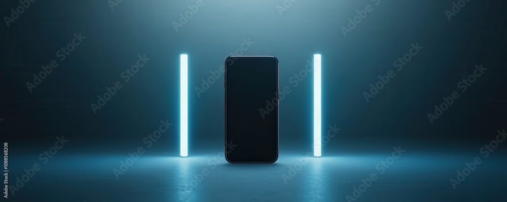 Effective Communication Signal: Illuminated Smartphone Displaying Connectivity and Engagement Effective Communication Signal: Illuminated Smartphone Displaying Connectivity and Engagement