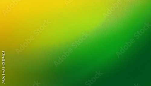 Abstract background, Middle green and Middle green yellow gradient background with light leak and grainy texture.