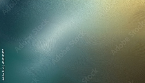 Abstract background, Metallic Seaweed and Metallic silver gradient background with light leak and grainy texture.