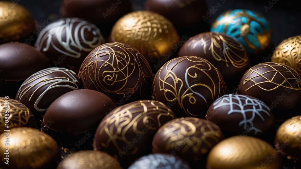 Chocolate Easter eggs Chocolate Easter eggs