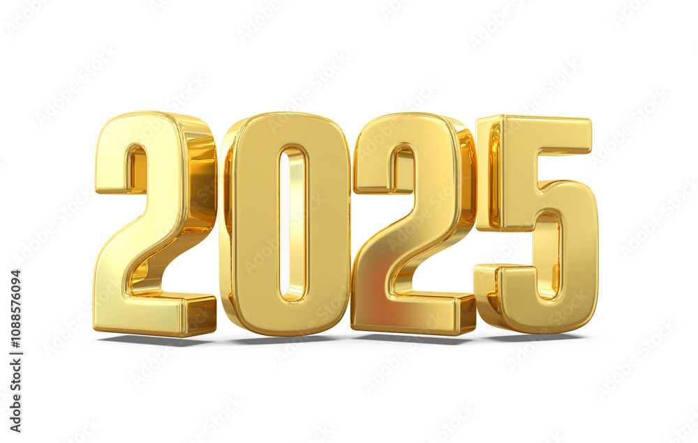 2025 Gold Number Happy New Year 2025 Gold Number Happy New Year