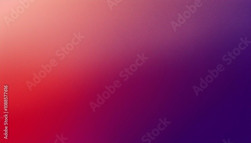 Abstract background, Medium purple and Medium red gradient background with light leak and grainy texture.