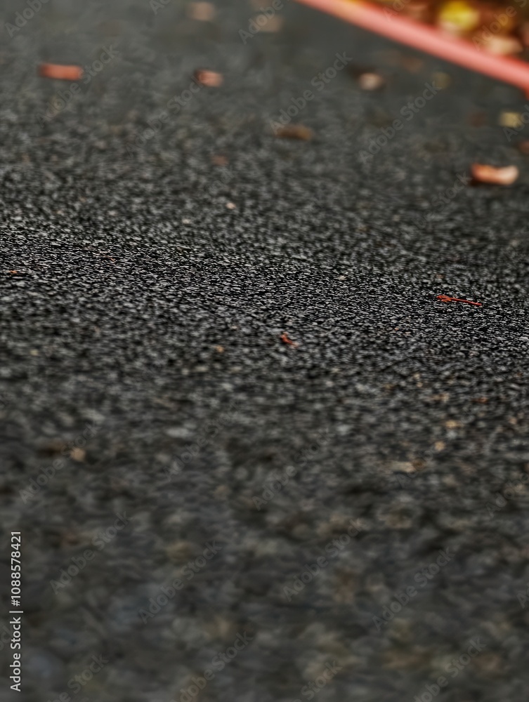 Closeup View of a Dark Gray Gravel Surface Closeup View of a Dark Gray Gravel Surface