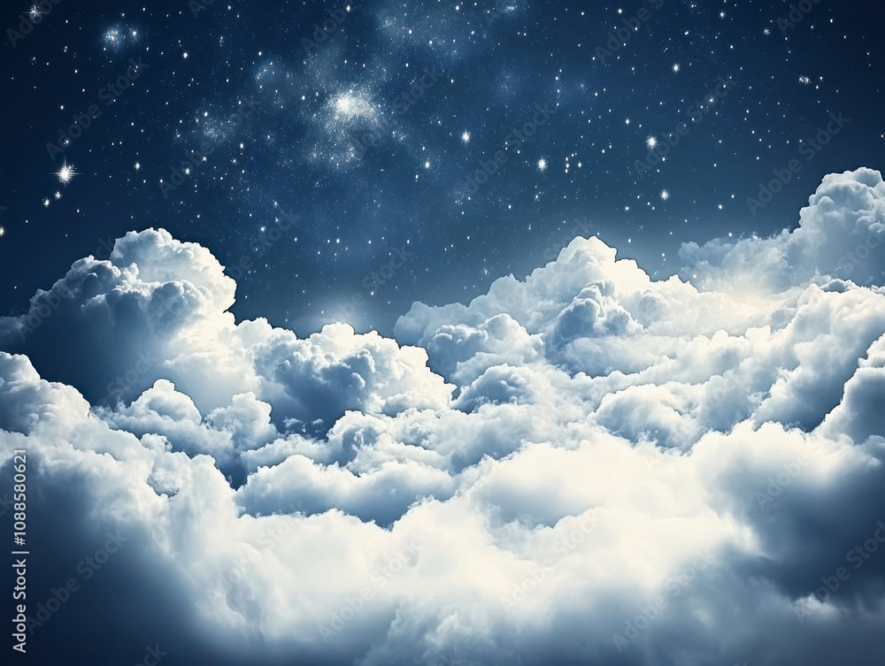 Starry Night Cloudscape Starry Night Cloudscape