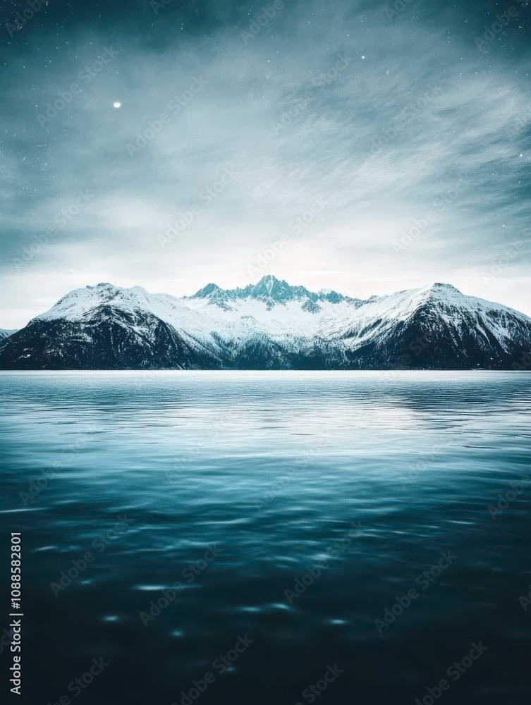 Majestic Winter Mountain Scenery Majestic Winter Mountain Scenery