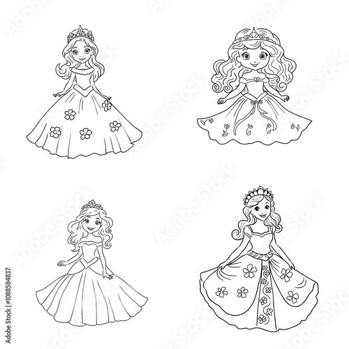Little Princess Coloring page for kids