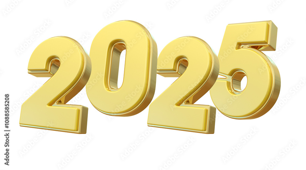 2025 Gold Number Happy New Year 2025 Gold Number Happy New Year