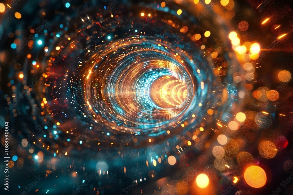 a mesmerizing view of a colorful galaxy. a mesmerizing view of a colorful galaxy.