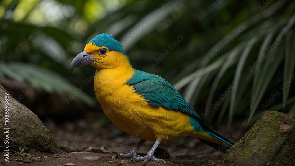 Fototapeta premium colorful tropical birds