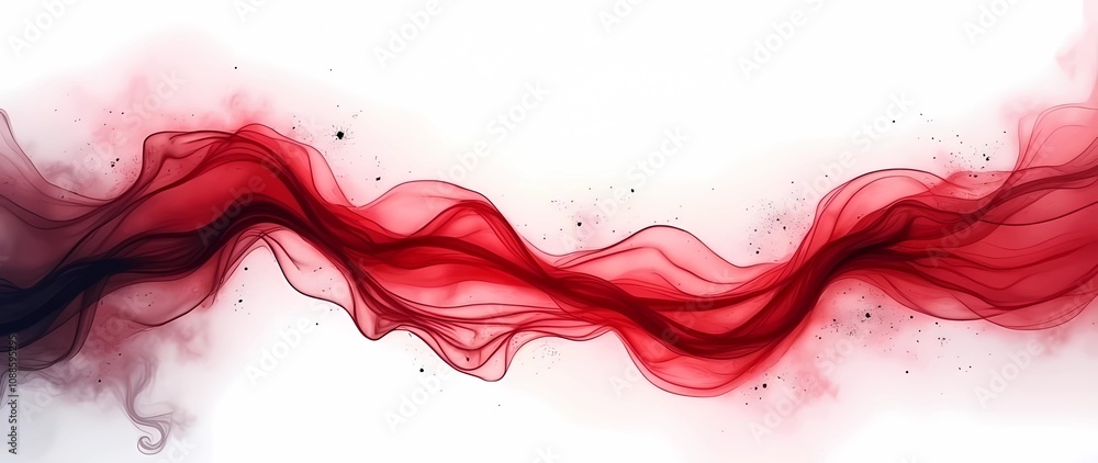 Red and black color gradient on white background. flutter style, dynamic wave line pattern, aesthetic dark red smoke aura, black splash. Red and black color gradient on white background. flutter style, dynamic wave line pattern, aesthetic dark red smoke aura, black splash.