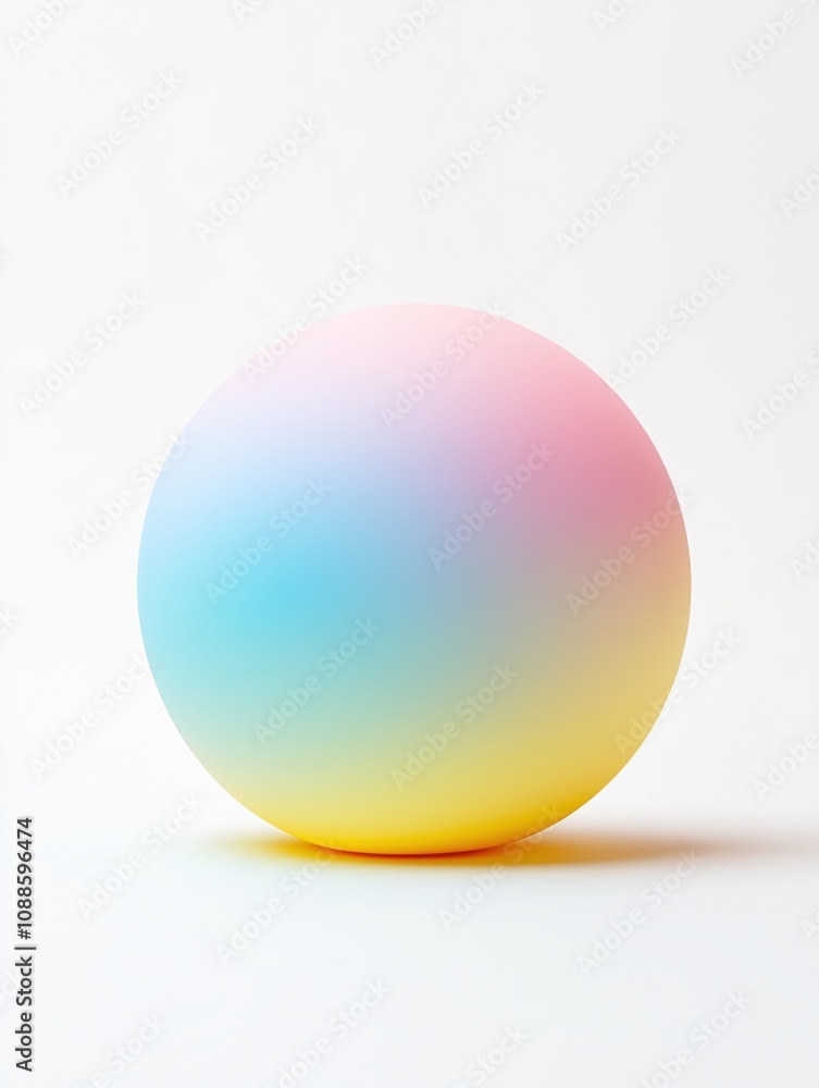 Round Soft Baby Toy 3D: Gentle Colors & Fluffy Texture Round Soft Baby Toy 3D: Gentle Colors & Fluffy Texture