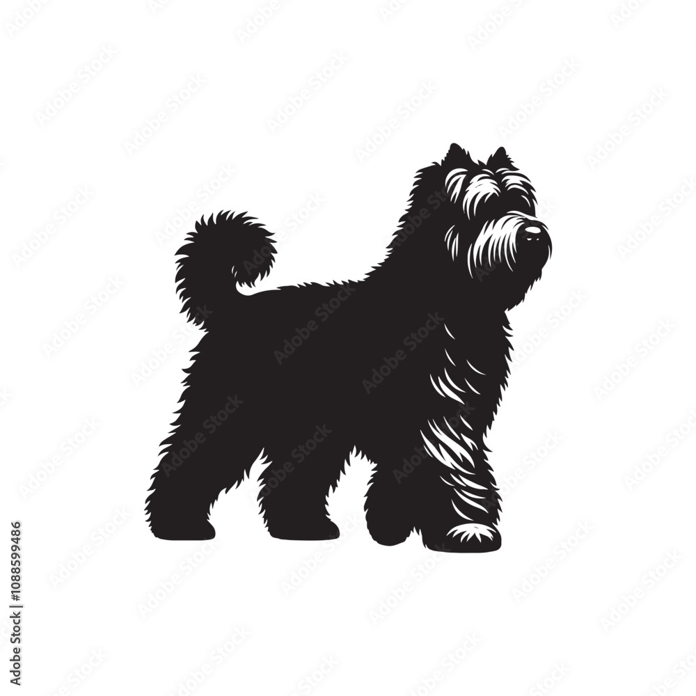Bouvier des Flandres Vector - Bouvier des Flandres Illustration - Dog Vector. Bouvier des Flandres Vector - Bouvier des Flandres Illustration - Dog Vector.