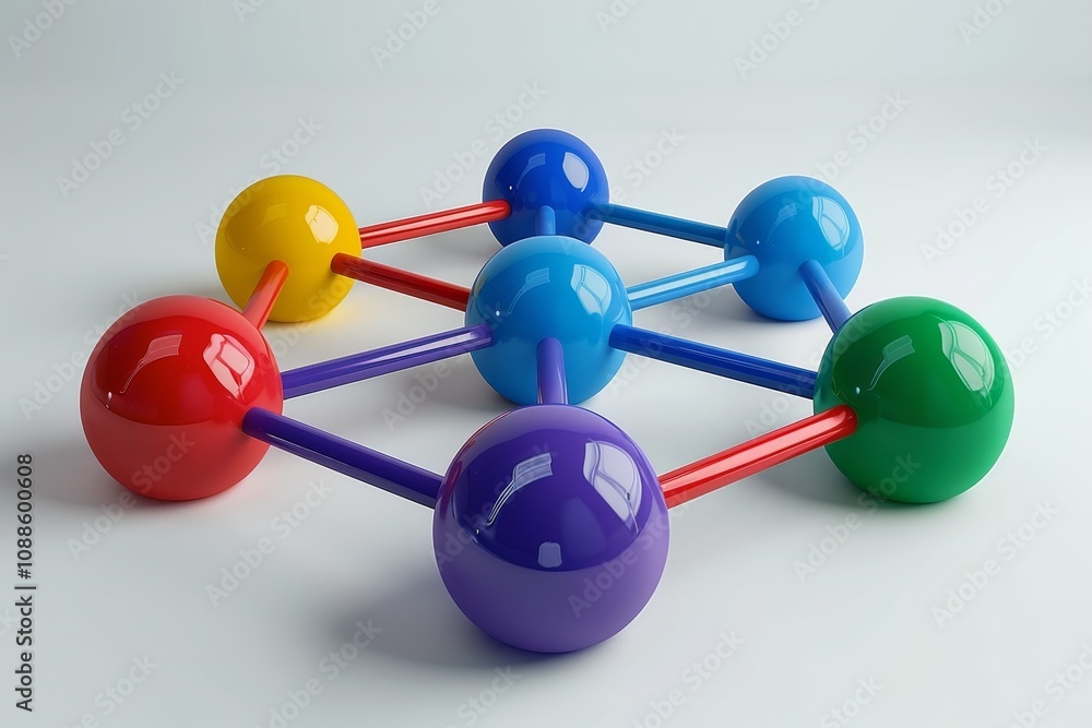 Obraz premium Exploring the dynamics of social networks and community connections in digital spaces