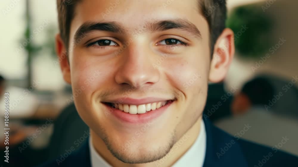 Engaging smiles in a professional setting: expressive faces in business attire Engaging smiles in a professional setting: expressive faces in business attire