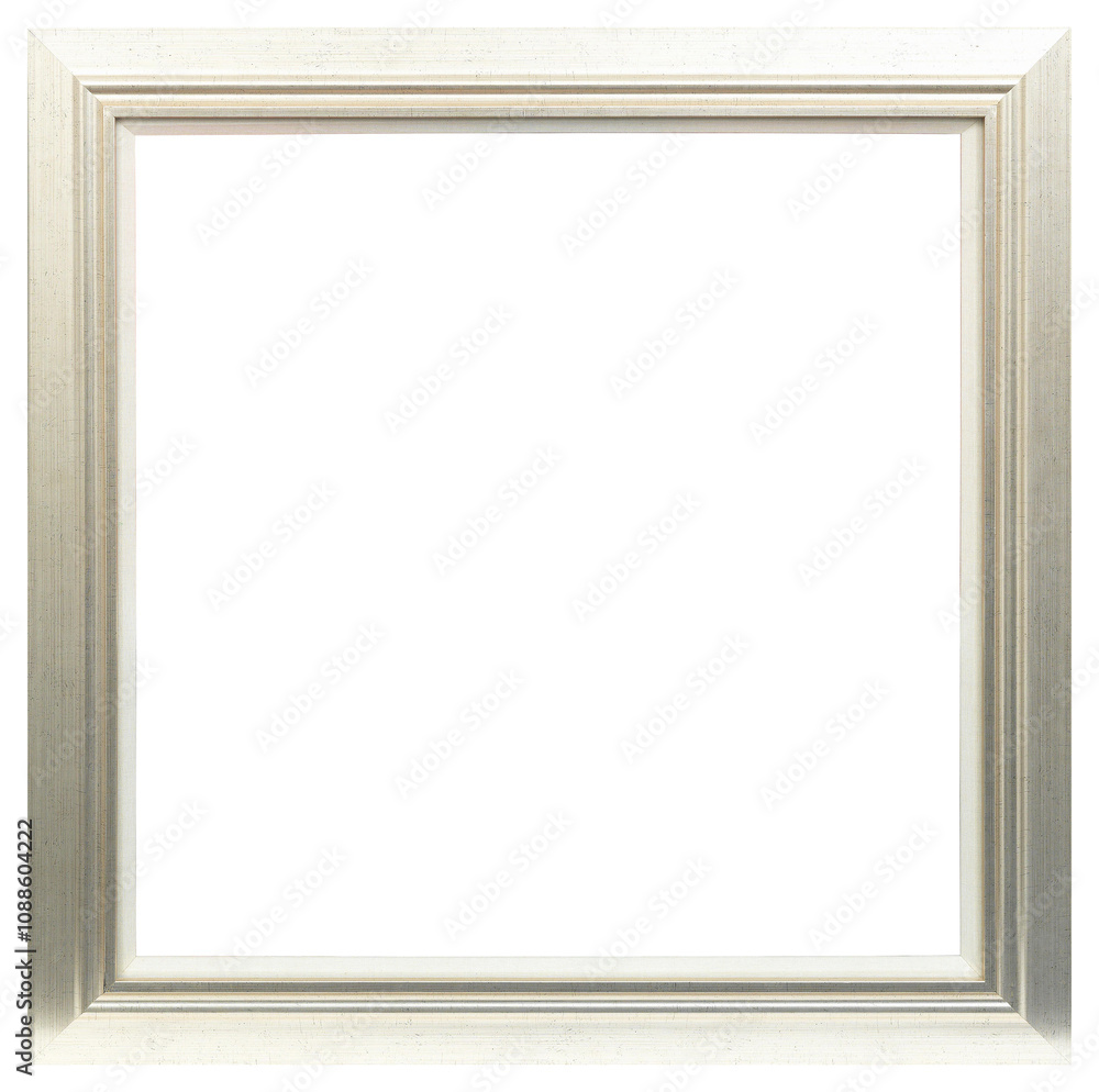 White wooden picture frame in PNG format on a transparent background.
White wooden picture frame in PNG format on a transparent background.