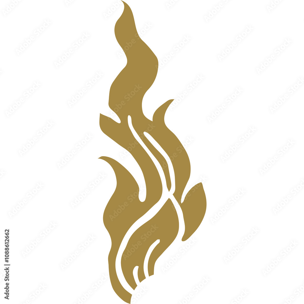 Naklejka premium Thai Art traditional asian luxury line art, Thai Pattern flat illustration png