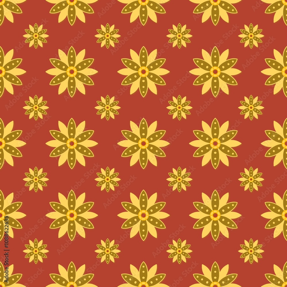 seamless pattern with flowers seamless pattern with flowers