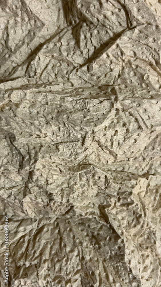 crumpled piece of brown paper crumpled piece of brown paper