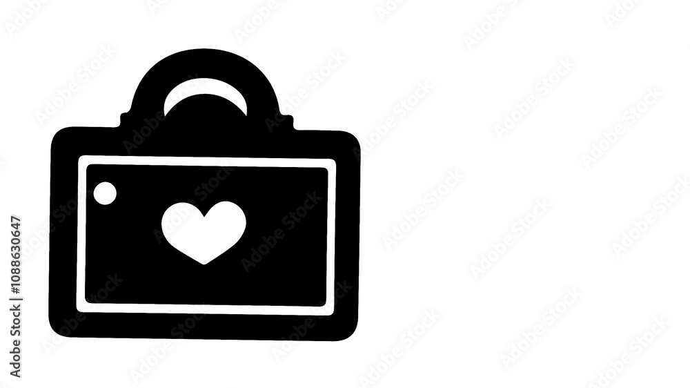 Valentine day icon theme on a white background Valentine day icon theme on a white background
