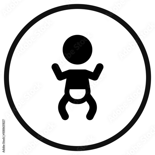 Editable baby, nursing room vector icon. Part of a big icon set family. Perfect for web and app interfaces, presentations, infographics, etc