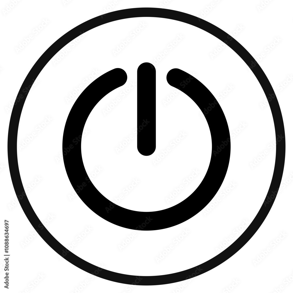 Editable vector power switch icon. Part of a big icon set family. Perfect for web and app interfaces, presentations, infographics, etc Editable vector power switch icon. Part of a big icon set family. Perfect for web and app interfaces, presentations, infographics, etc