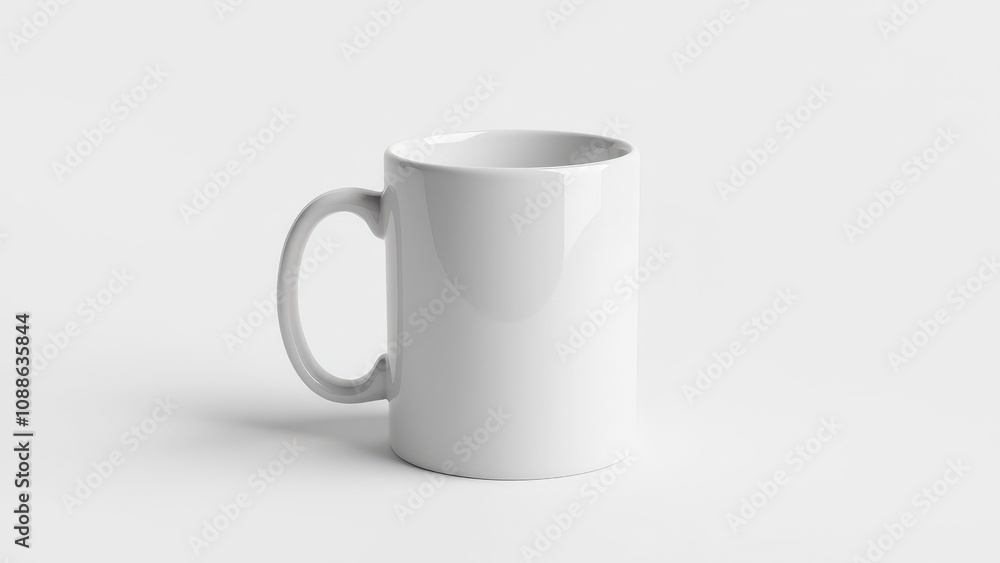 A refined logo mug mockup featuring a glossy ceramic surface, ideal for branding projects. A refined logo mug mockup featuring a glossy ceramic surface, ideal for branding projects.