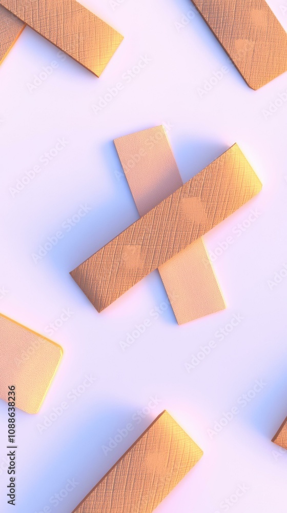 Abstract geometric pattern with textured shapes. AI. Abstract geometric pattern with textured shapes. AI.