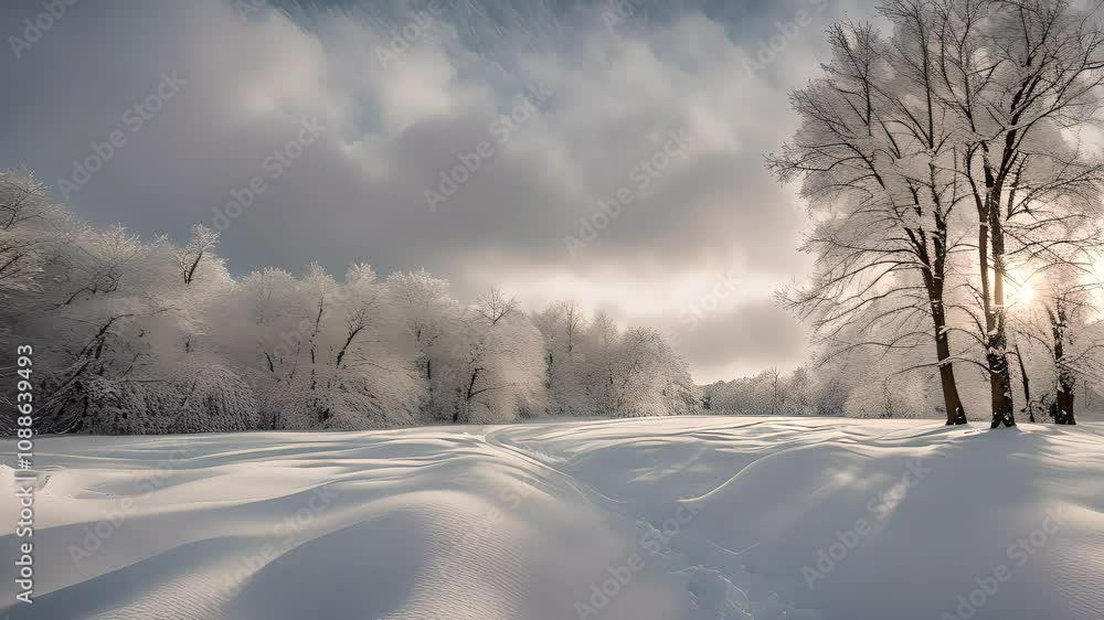 Winter Wonderland: Snowy Trees Winter Wonderland: Snowy Trees