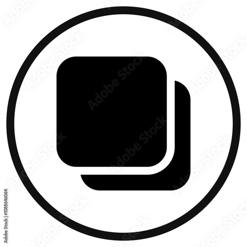 Editable vector copy duplicate layer icon. Part of a big icon set family. Perfect for web and app interfaces, presentations, infographics, etc