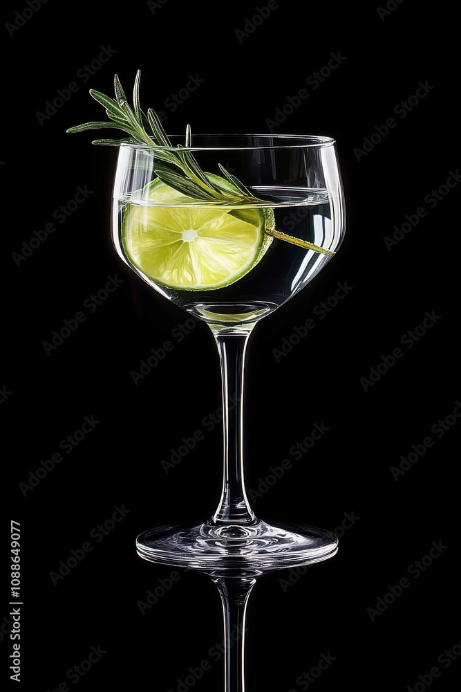 refreshing cocktail in glass garnished with lime and rosemary, perfect for night out or relaxing evening. Enjoy vibrant flavors! refreshing cocktail in glass garnished with lime and rosemary, perfect for night out or relaxing evening. Enjoy vibrant flavors!