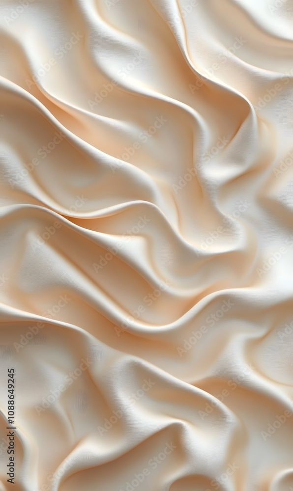 Fabric with Wrinkles and Folds. Wavy Surface Texture,generation AI Fabric with Wrinkles and Folds. Wavy Surface Texture,generation AI