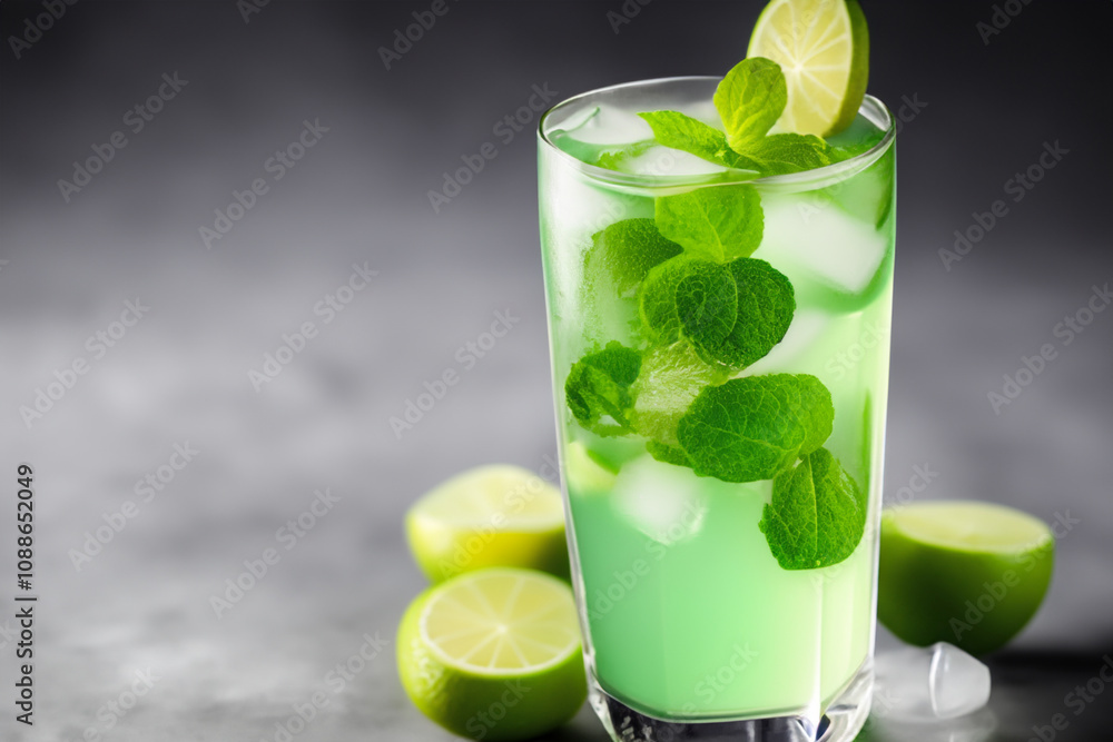 Man drinking mojito on gray . cocktail fruit fresh concept. man drinking mojito in glass on gray . a man drinking a mojito in a glass in summer against a gray lifestyle. Man drinking mojito on gray . cocktail fruit fresh concept. man drinking mojito in glass on gray . a man drinking a mojito in a glass in summer against a gray lifestyle.