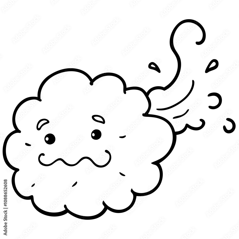 bad odor illustration bad odor illustration