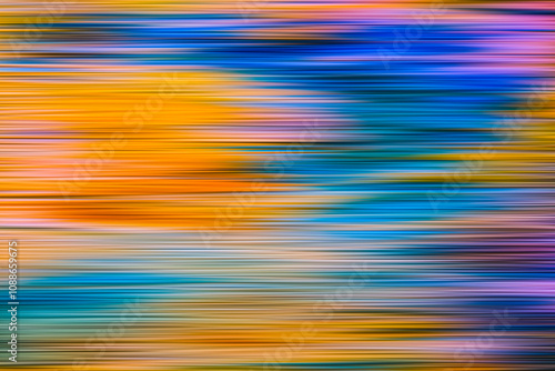 Wallpaper Mural Abstract Rainbow light trails on the dark background Torontodigital.ca