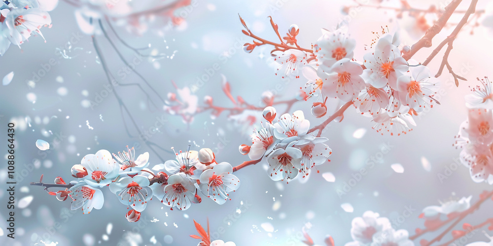 Tree Branch with White Flowers
Tree Branch with White Flowers