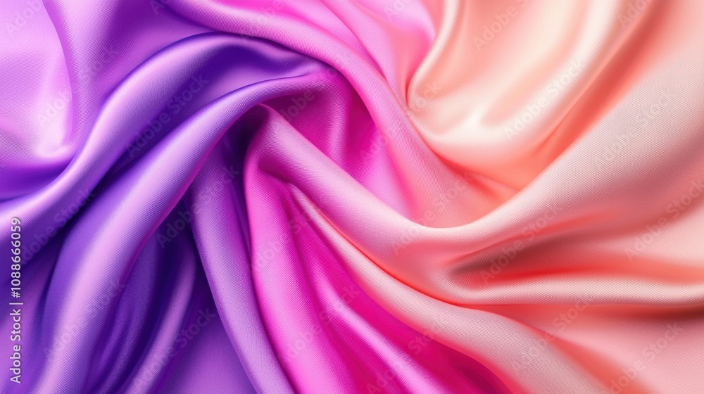 Fototapeta premium Soft Purple and Pink Hues Smooth Satin Background